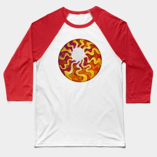 Sunburst Sun Sunshine Solar Rays Baseball T-Shirt